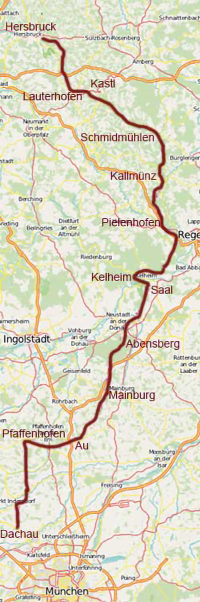 Todesmärsche | Dokumentationsstätte KZ Hersbruck e. V.